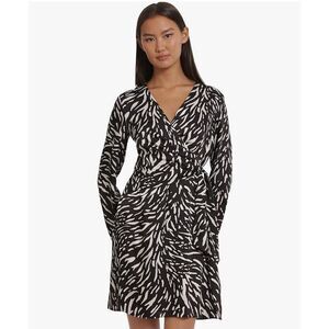 Donna Morgan NWT Wrap Look Desk to Dinner Event Occasion Guest Dress Mob Wife